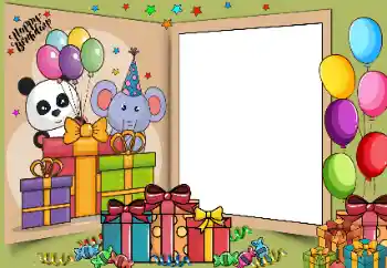 边框标语: Happy Birthday!