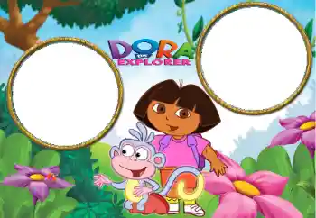 照片效果分类 各类儿童类 № 103844. 边框标语: Dora