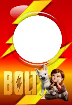 照片效果分类 各类儿童类 № 115964. 边框标语: Bolt