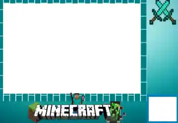 照片效果分类 各类儿童类 № 131541. 边框标语: Minecraft