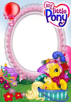 照片效果分类 各类儿童类 № 142475. 边框标语: My little Pony