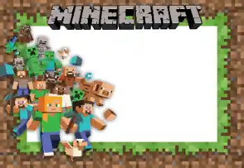 照片效果分类 各类儿童类 № 143805. 边框标语: Minecraft