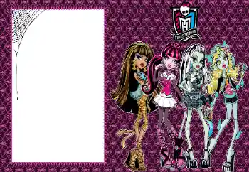 照片效果分类 各类儿童类 № 154367. 边框标语: Monster High