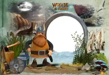 照片效果分类 各类儿童类 № 166027. 边框标语: Wickie de Viking
