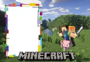 照片效果分类 各类儿童类 № 166508. 边框标语: Minecraft