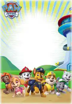 照片效果分类 各类儿童类 № 170662. 边框标语: PAW Patrol