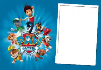 照片效果分类 各类儿童类 № 174062. 边框标语: PAW Patrol