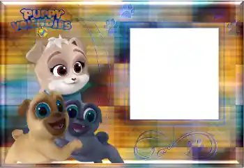 照片效果分类 各类儿童类 № 175333. 边框标语: Puppy Vriendjes 照片效果分类 各类儿童类 № 175333. 边框标语: Puppy Vriendjes