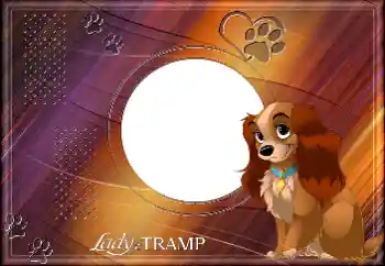 照片效果分类 各类儿童类 № 175348. 边框标语: Lady and the Tramp