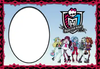 照片效果分类 各类儿童类 № 38746. 边框标语: Monster High 照片效果分类 各类儿童类 № 38746. 边框标语: Monster High