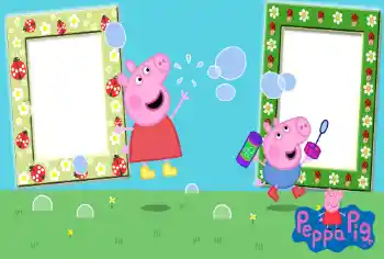 照片效果分类 各类儿童类 № 82889. 边框标语: Peppa Pig