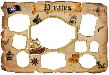 照片效果分类 各类儿童类 № 96350. 边框标语: Pirates