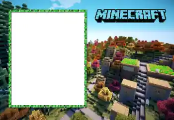 照片效果分类 各类儿童类 № 97620. 边框标语: Minecraft