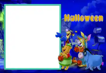 照片效果分类 儿童节日 № 103871. 边框标语: Halloween