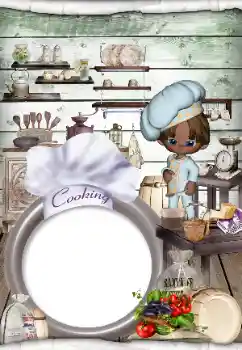 照片效果分类 全都想知道 № 13928. 边框标语: Cooking
