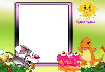 边框标语: Ням Ням.