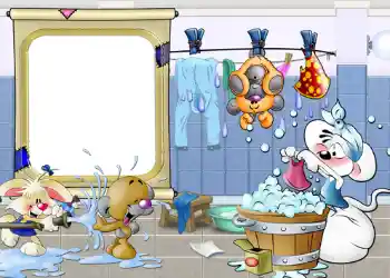 照片效果分类 洗澡、吃饭、睡觉 № 396