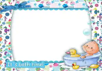 边框标语: 洗澡 边框标语: 洗澡