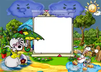 边框标语: Под дождем. 边框标语: Под дождем.