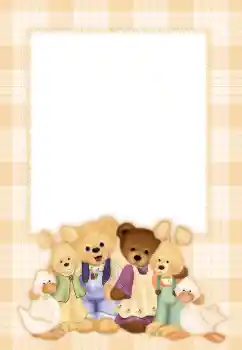 照片效果分类 与家人一起 № 13899. 边框标语: My family