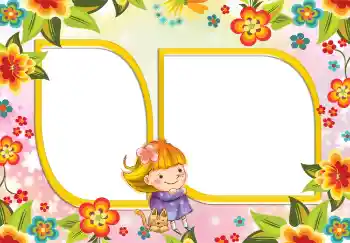 照片效果分类 与家人一起 № 5039. 边框标语: 兄弟和姐妹