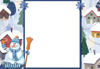 边框标语: Winter