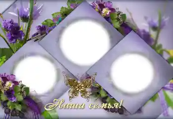 边框标语: My family