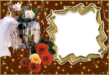 边框标语: 婚礼邀请函 边框标语: 婚礼邀请函