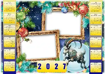 照片效果分类 日历 № 206422. 边框标语: 2027