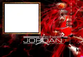 照片效果分类 各类 № 206145. 边框标语: Michael Jordan