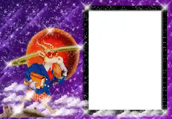 照片效果分类 星座 № 162128. 边框标语: 摩羯座