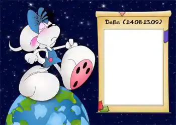 照片效果分类 星座 № 931. 边框标语: Дева. 照片效果分类 星座 № 931. 边框标语: Дева.