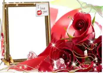 边框标语: I love you!