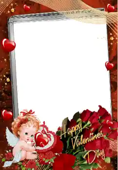 边框标语: 情人节快乐 边框标语: 情人节快乐