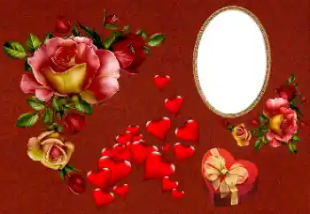 照片效果分类 情人边框 № 192894