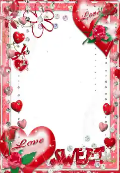 边框标语: Love. Sweet. 边框标语: Love. Sweet.