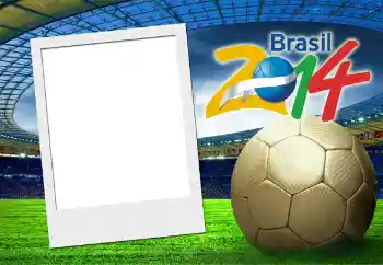 照片效果分类 男性相框 № 50819. 边框标语: Brasil 2014