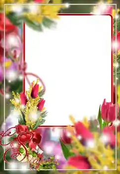 边框标语: 3月8日