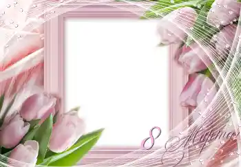 边框标语: 3月8日 边框标语: 3月8日