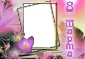 照片效果分类 三八妇女节贺卡 № 9824. 边框标语: 3月8日 照片效果分类 三八妇女节贺卡 № 9824. 边框标语: 3月8日