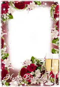 边框标语: 生日快乐