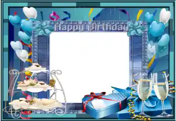 照片效果分类 生日贺卡 № 99782. 边框标语: 生日快乐 照片效果分类 生日贺卡 № 99782. 边框标语: 生日快乐