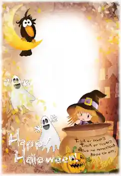照片效果分类 各种节日 № 129973. 边框标语: Happy Halloween