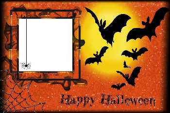 边框标语: Happy Halloween