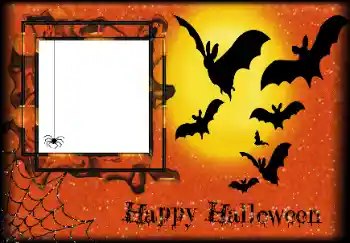 照片效果分类 各种节日 № 162004. 边框标语: Happy Halloween