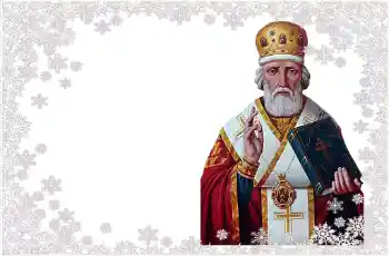 照片效果分类 各种节日 № 163253. 边框标语: Святий Миколай