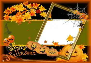 照片效果分类 各种节日 № 58854. 边框标语: Happy Halloween