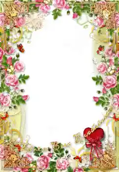 边框标语: 情人节快乐