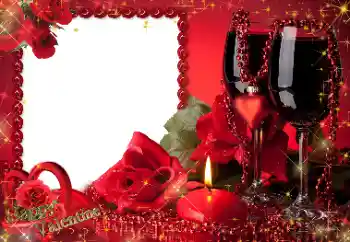 边框标语: 情人节快乐