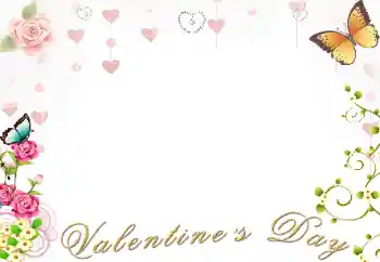 边框标语: Valentine's Day